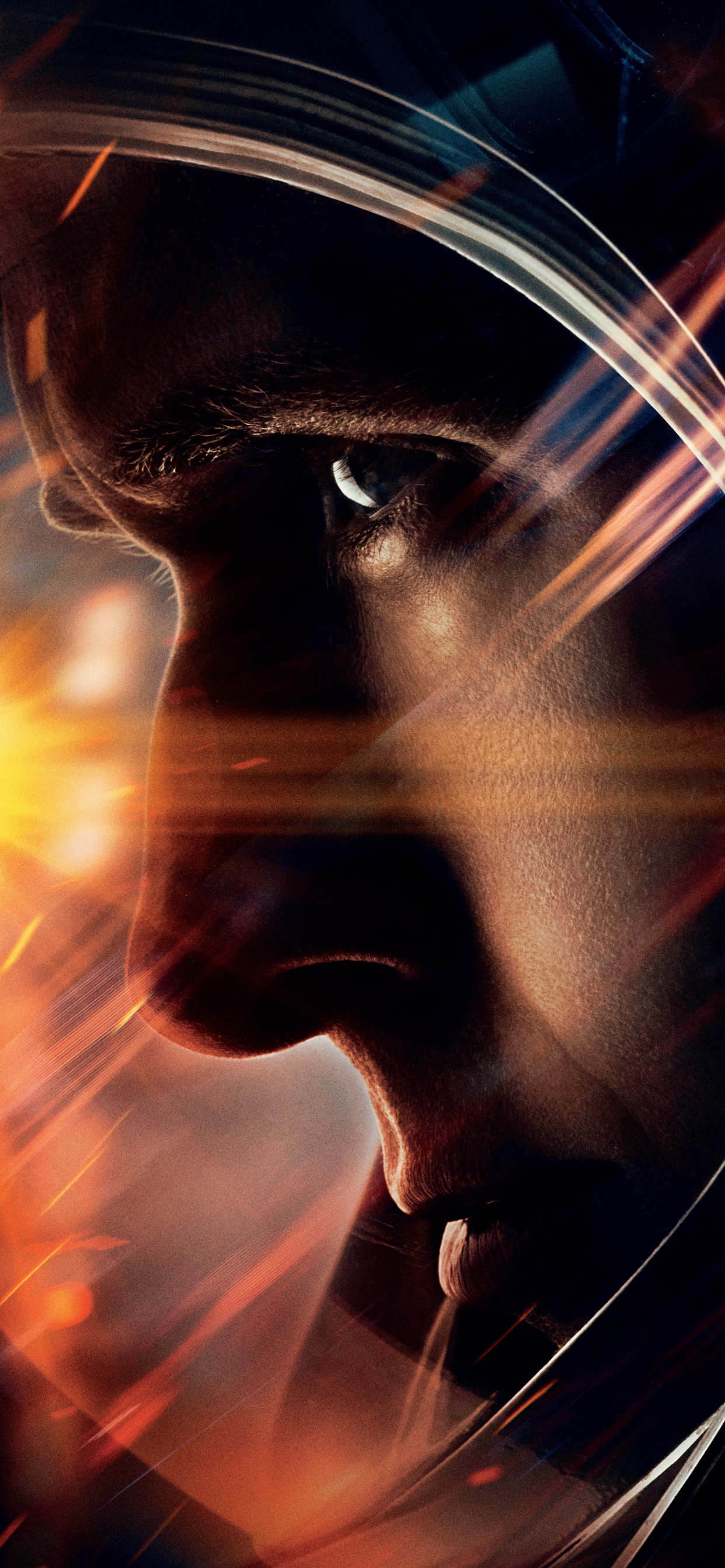 Обои Первый Человек, Соединенные Штаты, свет, темнота, графика в разрешении 1242x2688