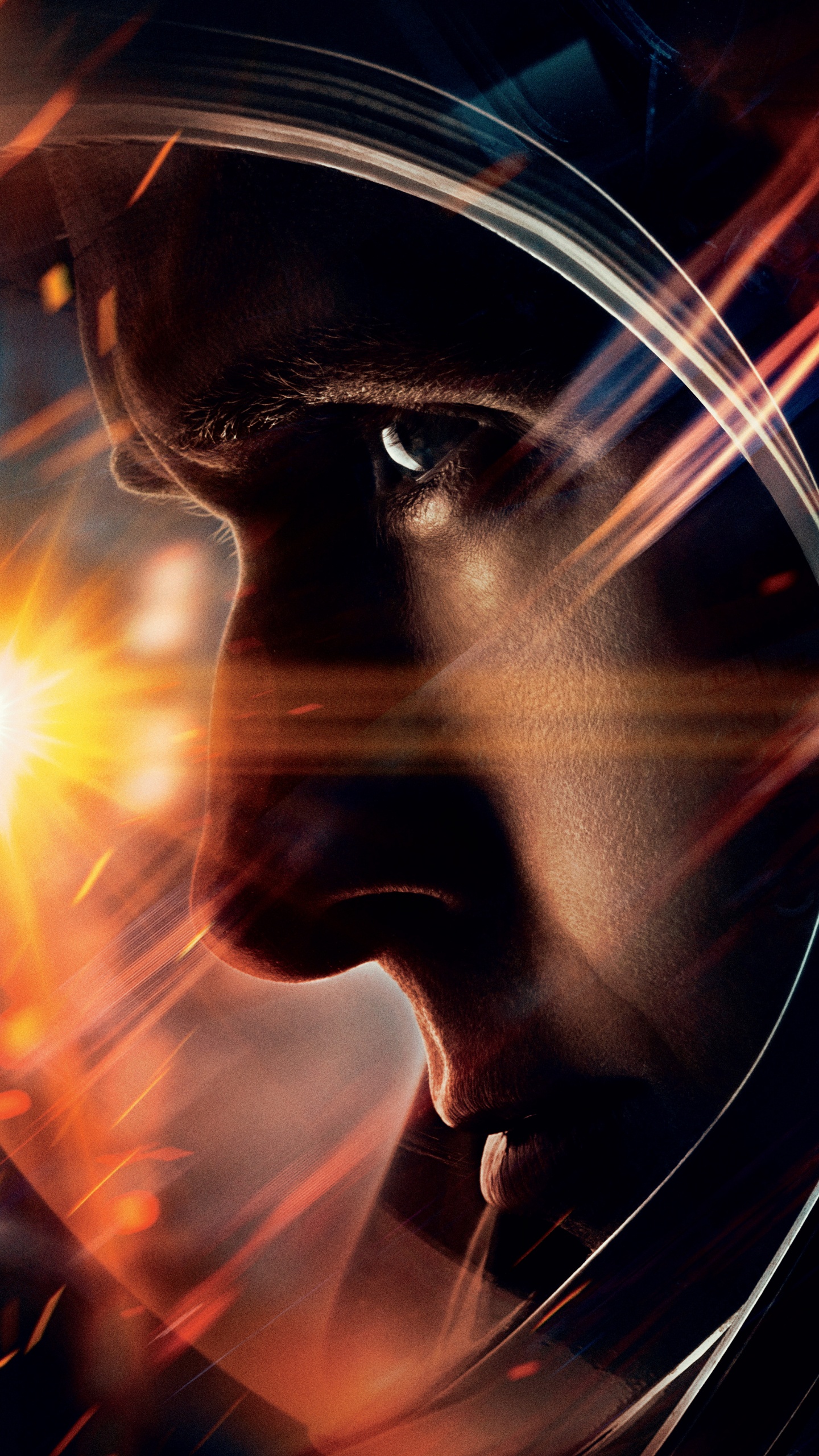 Обои Первый Человек, Соединенные Штаты, свет, темнота, графика в разрешении 1440x2560