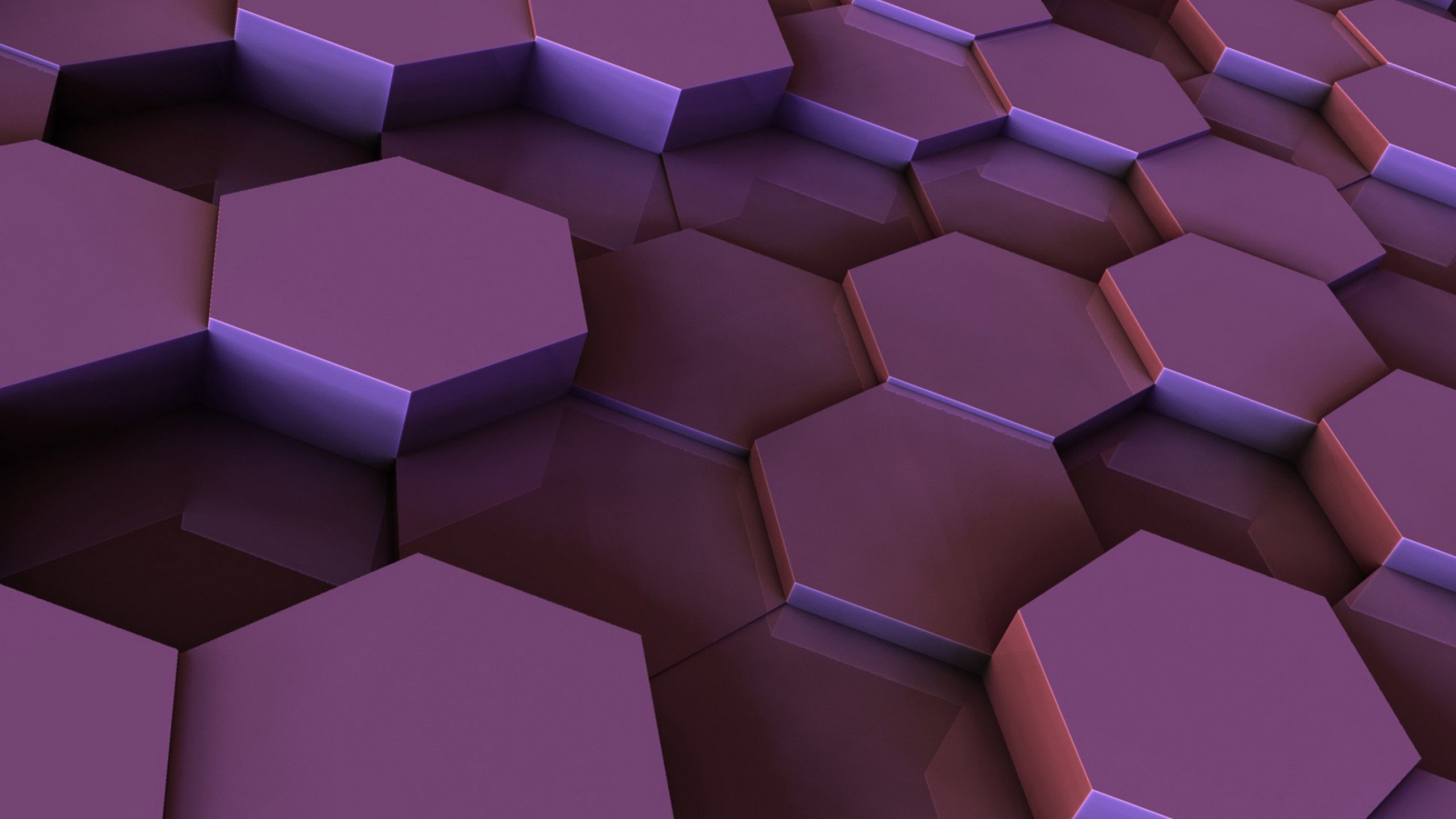 Обои шестиугольник, коричневый цвет, красочность, пурпур, прямоугольник в разрешении 2560x1440