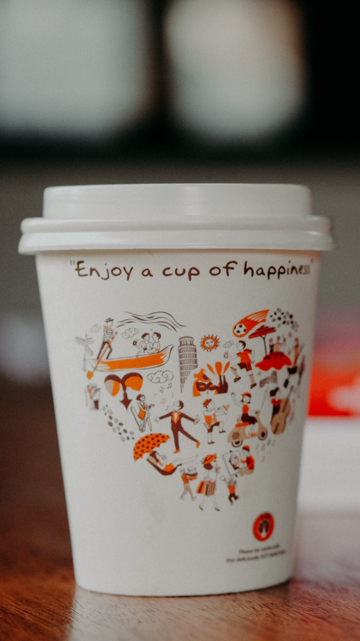 Обои кофе, кофейня, кофейная чашка, бумажный стаканчик, чашка в разрешении 720x1280