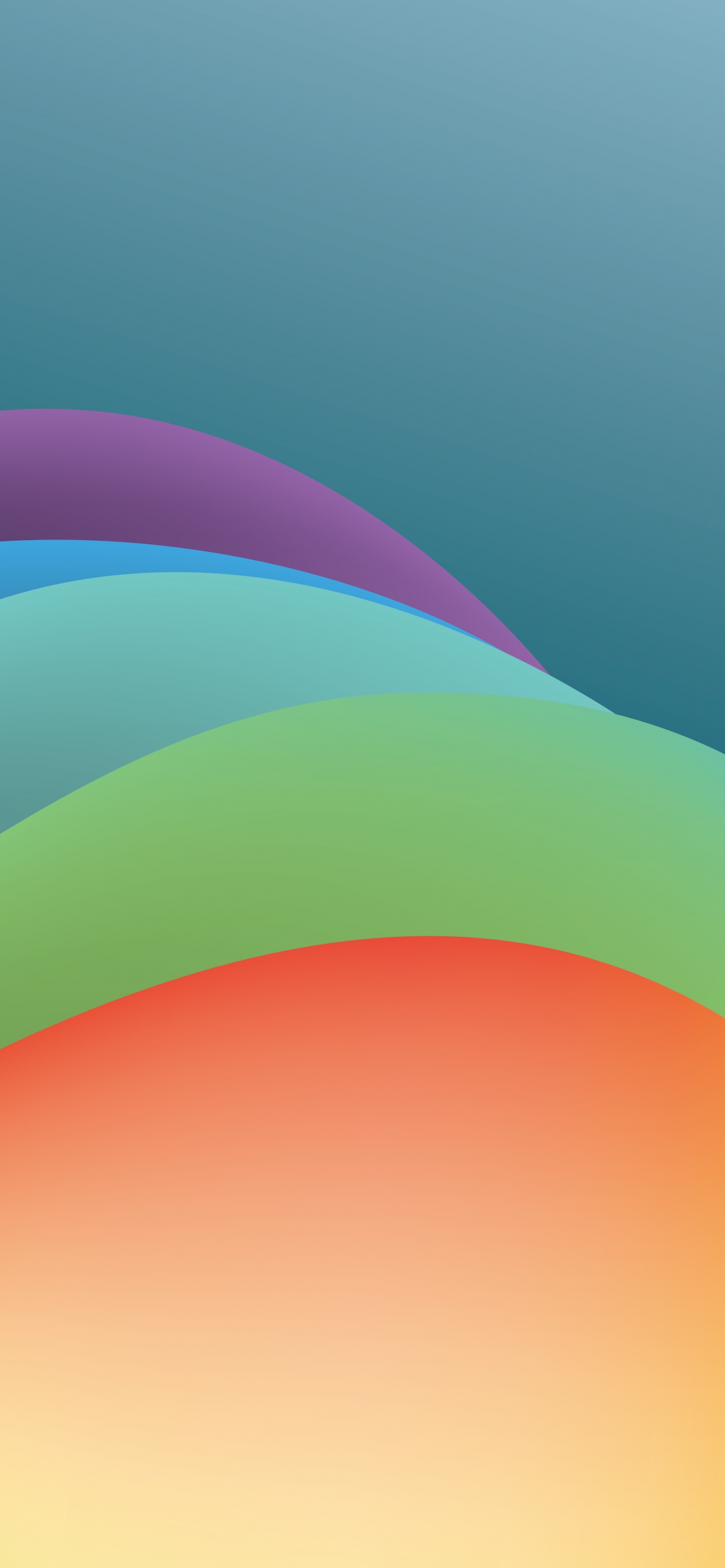 Обои красочность, арт, живопись, пурпурный цвет, полутона и оттенки в разрешении 1242x2688