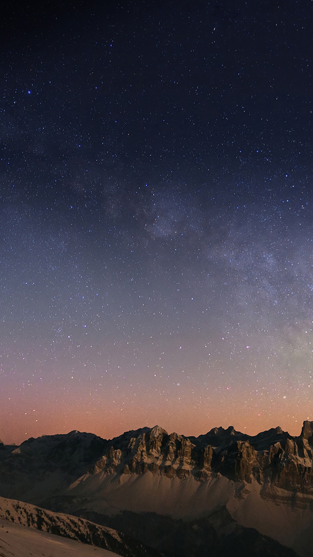 Обои LG, LG Q70, телефон, ночь, астрономический объект в разрешении 1080x1920