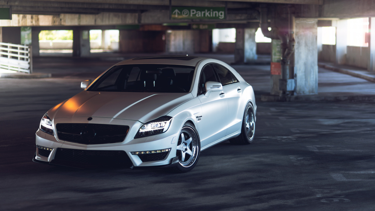 Обои Mercedes-Benz CLS-Class, авто, колесо, обод, автомобильные шины в разрешении 1280x720