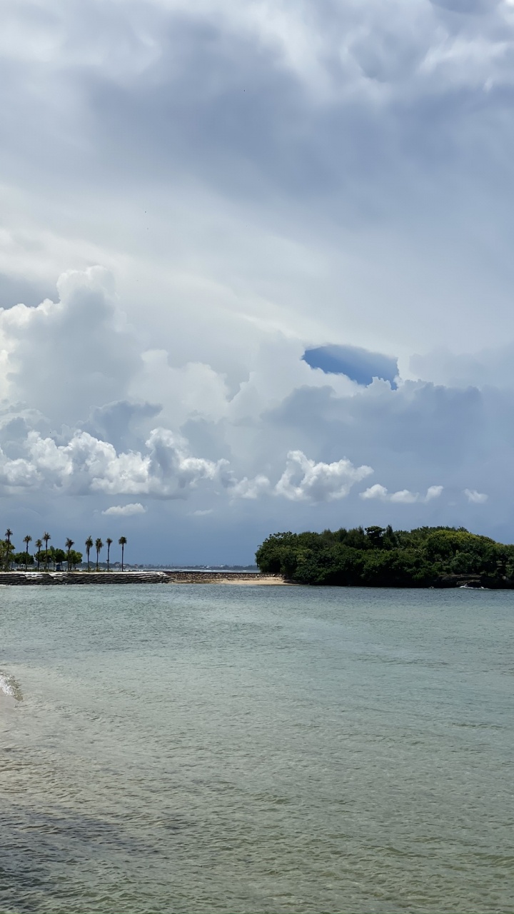 Обои гидроресурсы, вода, водоем, дневное время, облако в разрешении 720x1280