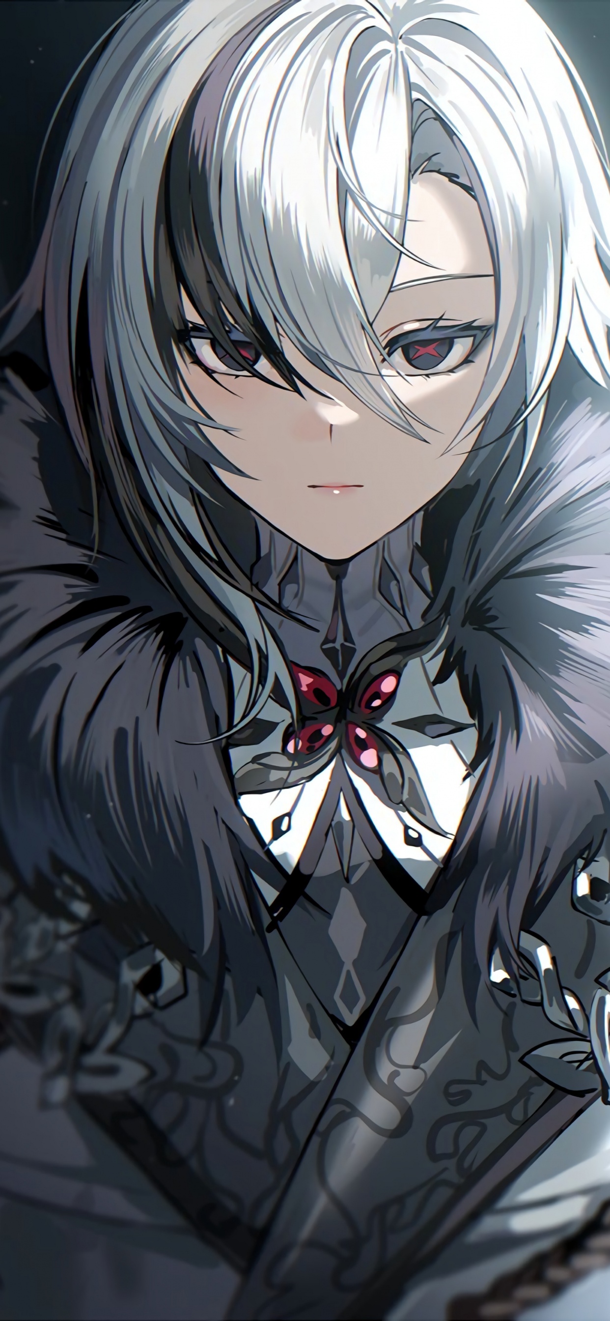 Обои аниме, Арлекино Геншин, Геншин удар, Арлекин, воздвигнуть глупых предвестников в разрешении 1242x2688