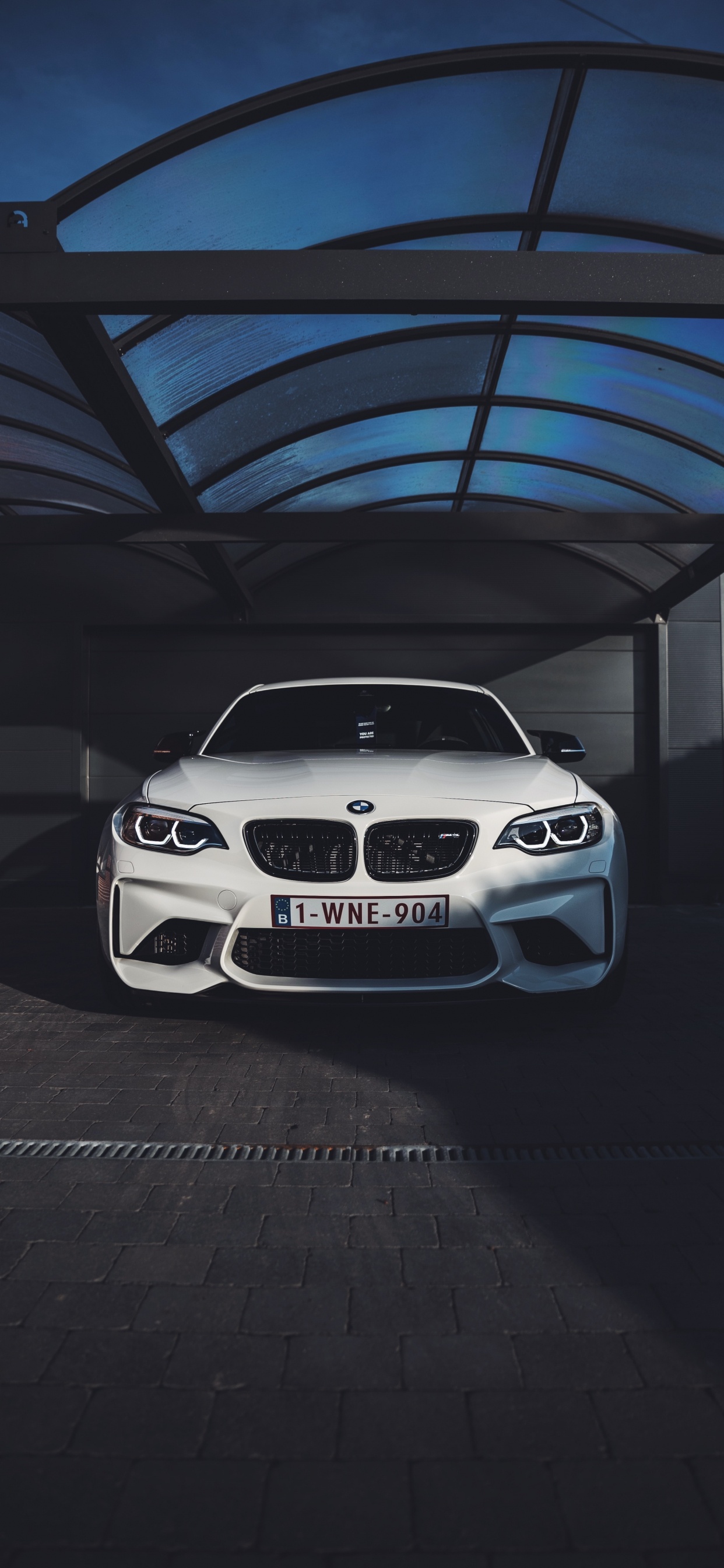 Обои решетка, bmw m3, БМВ М6, седан, бампер в разрешении 1242x2688