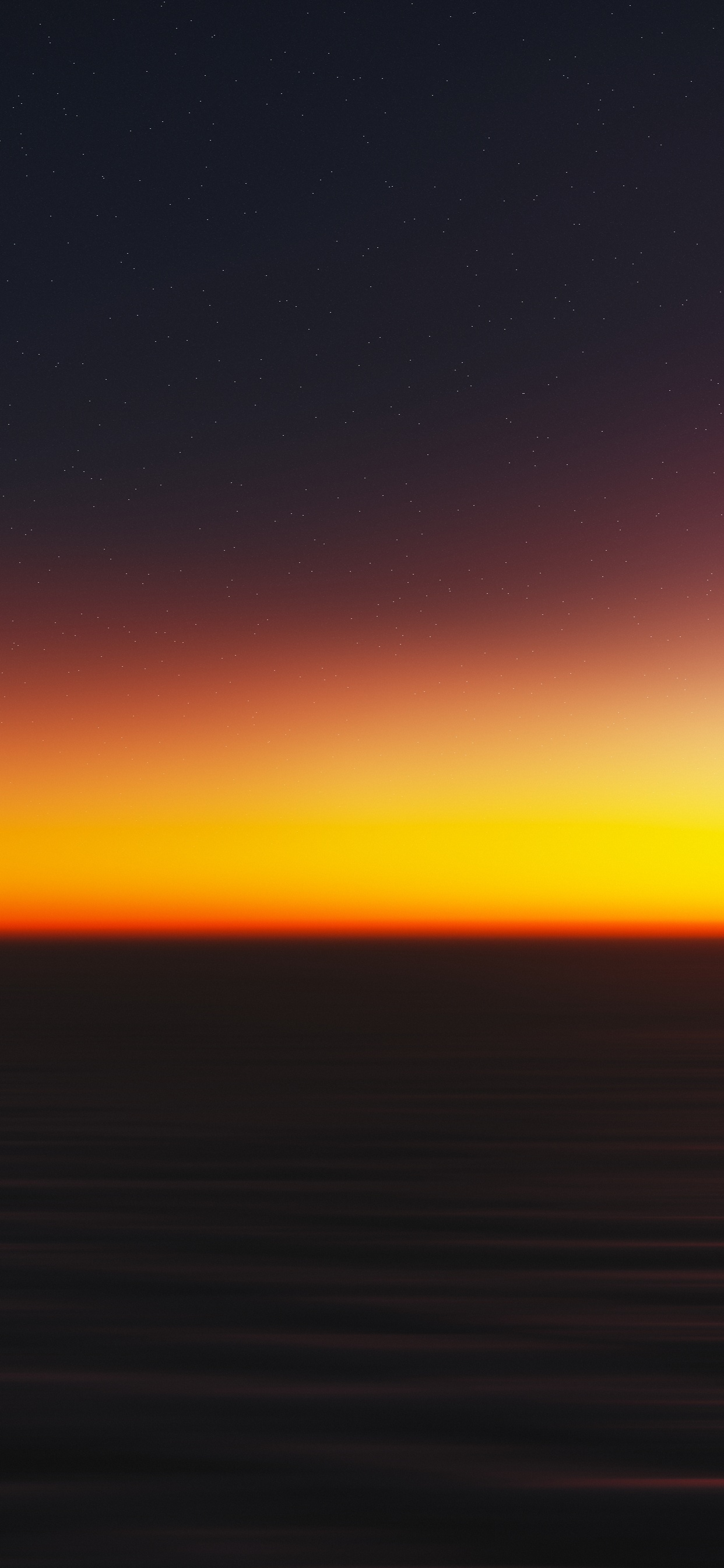 Обои закат, горизонт, облако, восход солнца, море в разрешении 1242x2688