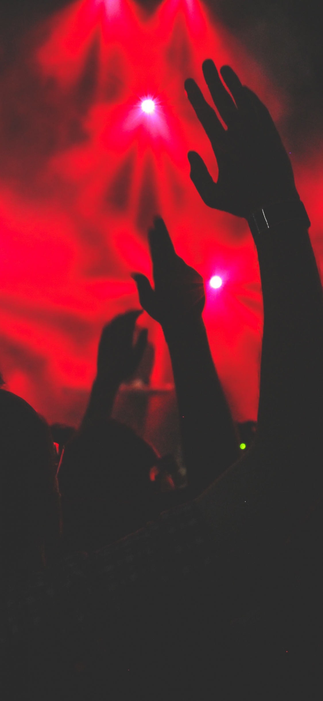 Обои концерт, развлечение, Представление, красный цвет, свет в разрешении 1125x2436