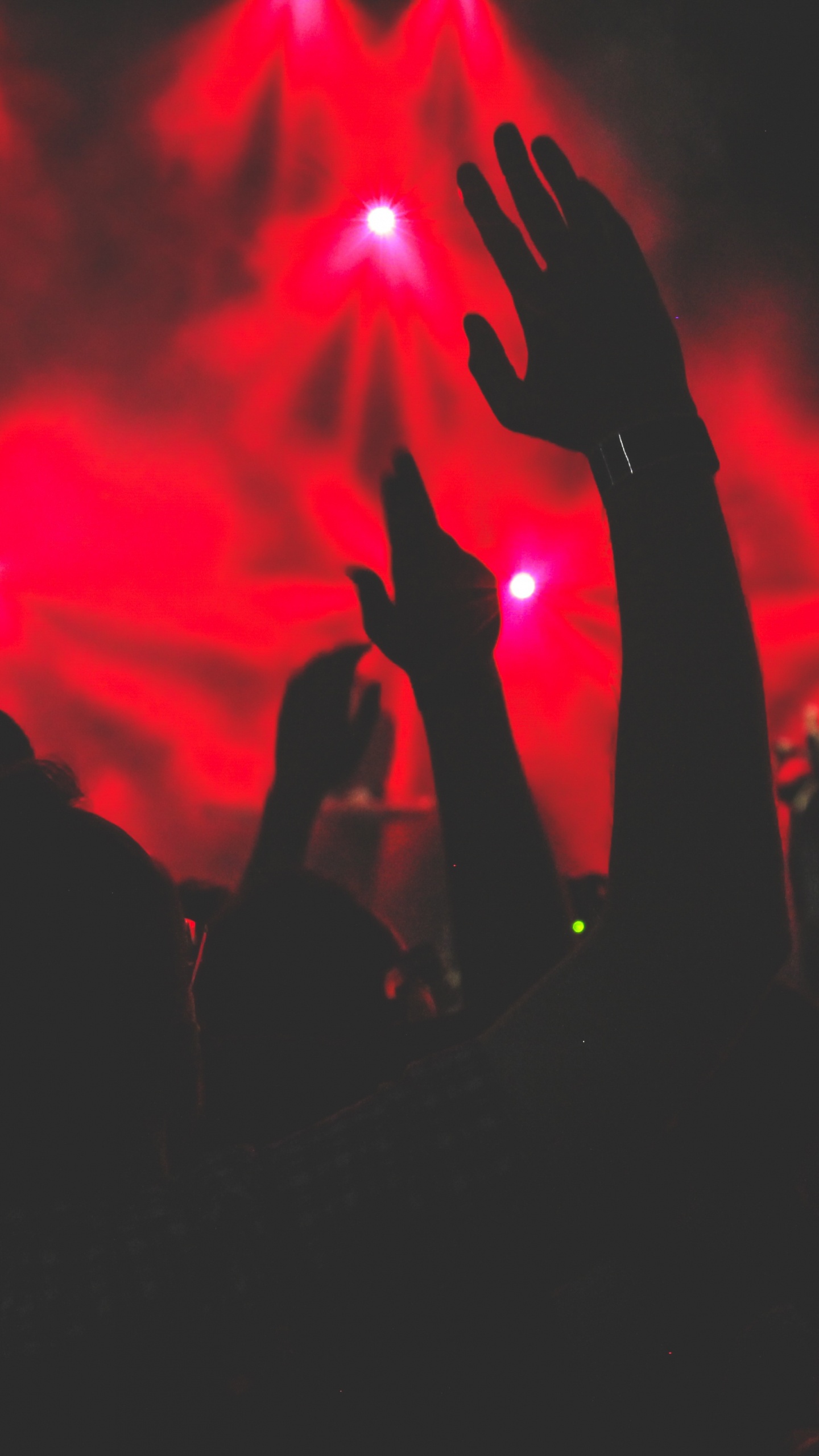 Обои концерт, развлечение, Представление, красный цвет, свет в разрешении 1440x2560