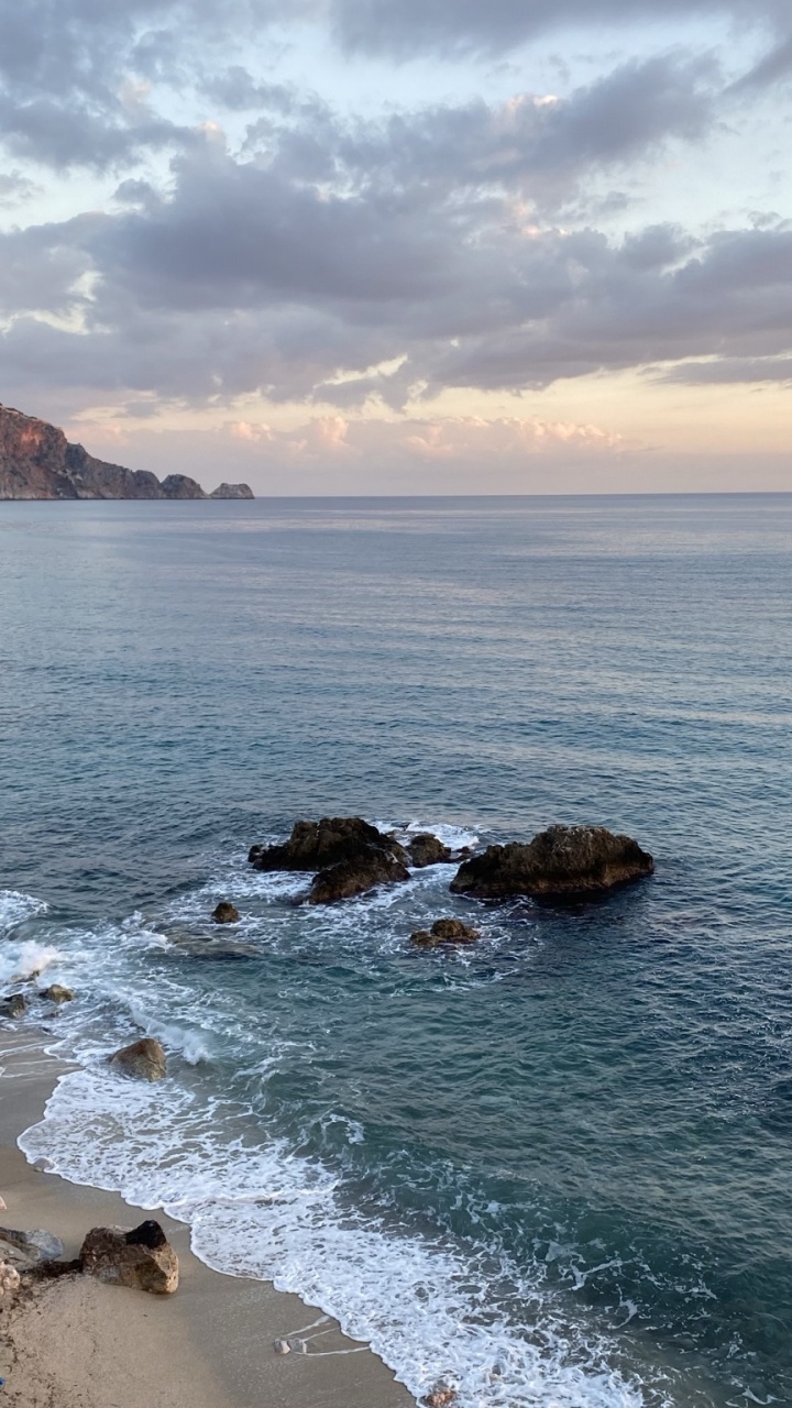 Обои море, физика, наука, вода, облако в разрешении 720x1280