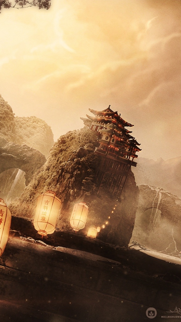 Обои пейзаж, cm1x, музыка, мифология, певец в разрешении 720x1280