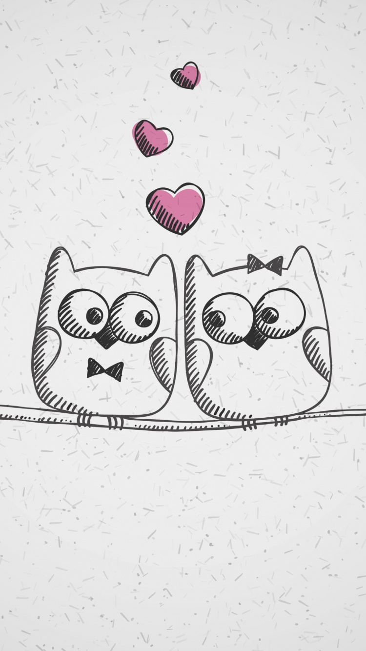 Обои годовщина свадьбы, свадьба, рисование, пасть, арт в разрешении 750x1334