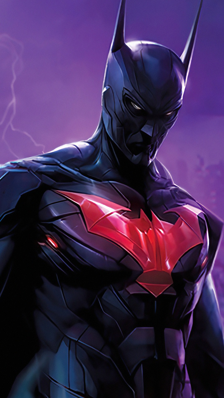 Обои Бэтмен, DC Бэтмен за гранью, Кевин Конрой, Бэтмен за пределами неоготики 2023- 1, Терри Макгиннис в разрешении 720x1280