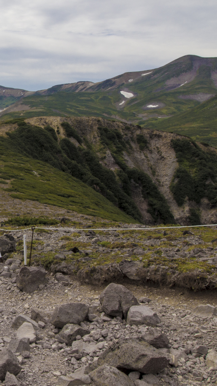 Обои хребет, нагорье, гора, холм, Упал в разрешении 750x1334