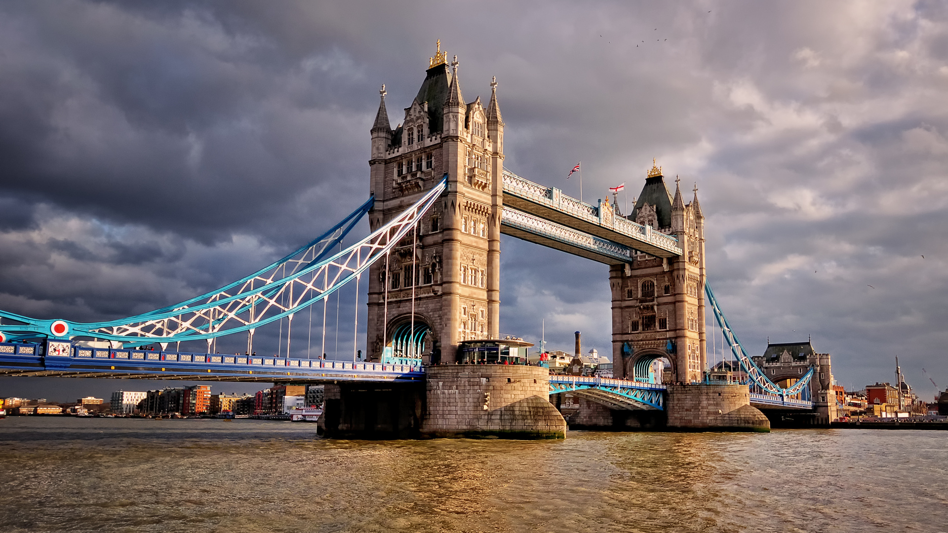 Обои тауэрский мост, достопримечательность, путешествие, мост, ориентир в разрешении 1920x1080