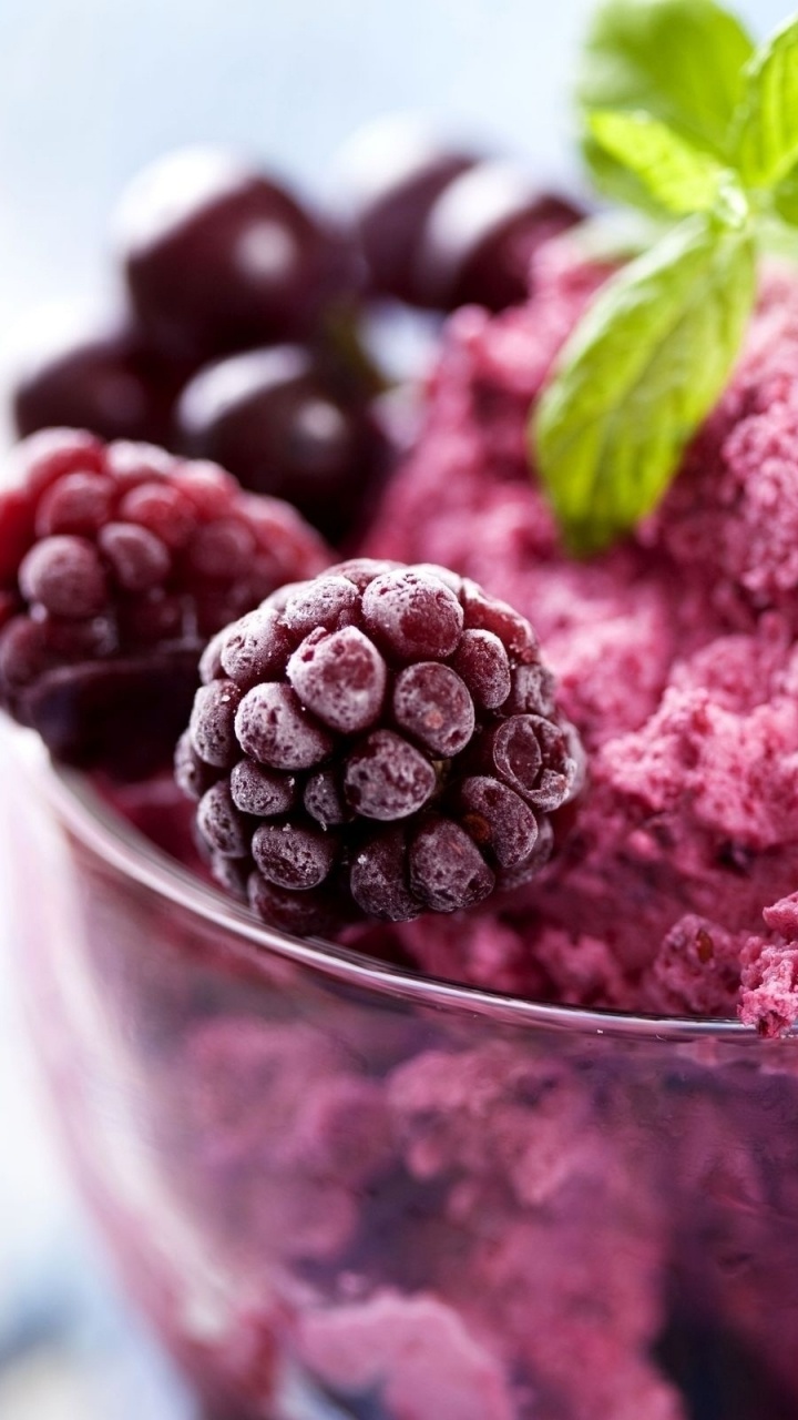 Обои пища, замороженный десерт, шербет, йогурт, замороженные десерты в разрешении 720x1280