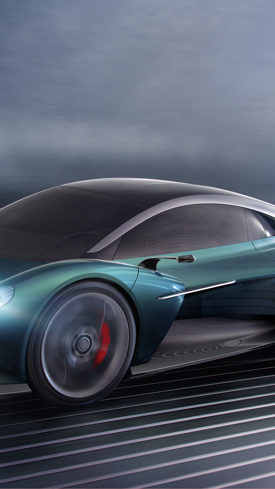 Обои Астон Мартин, Среднемоторное конструкция, городской автомобиль, гоночный автомобиль, спорткар в разрешении 1080x1920