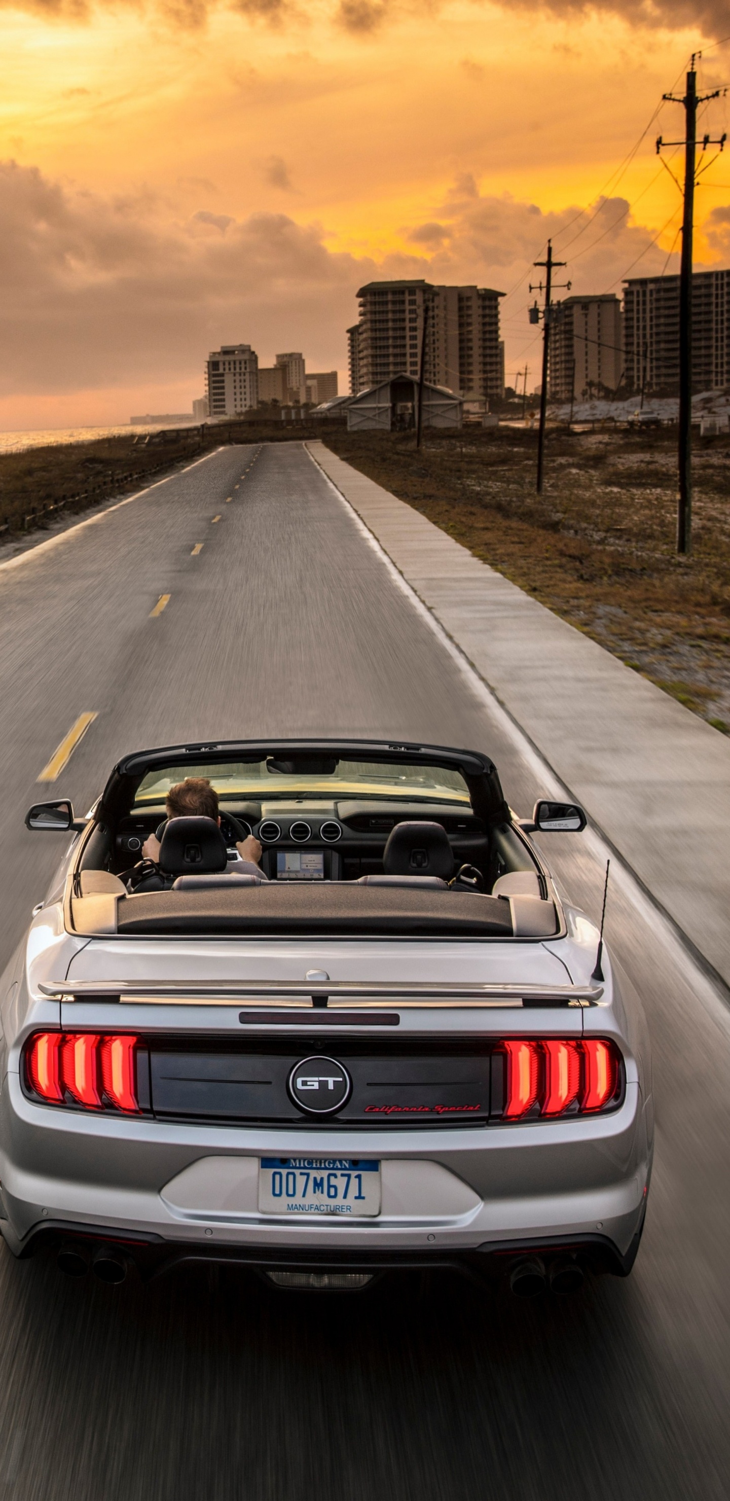 Обои 2015 shelby gt cs кабриолет, Специальные Калифорния Мустанг, Шелби Мустанг, ford, легковые автомобили в разрешении 1440x2960