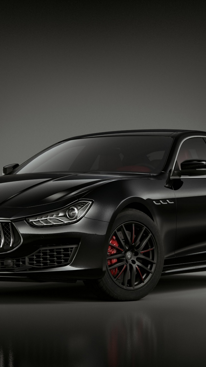Обои maserati ghibli 2020 черный, Мазерати, maserati quattroporte, Мазерати Леванте, легковые автомобили в разрешении 720x1280