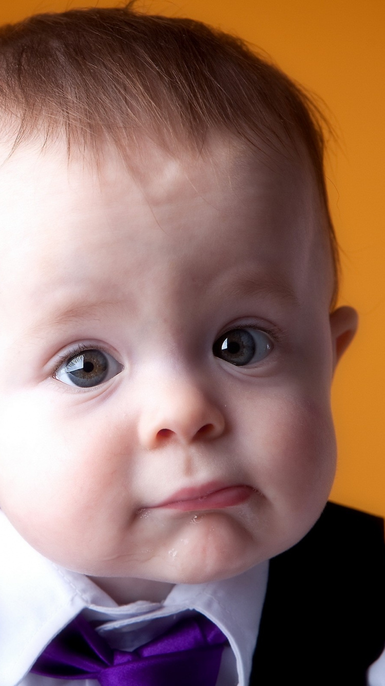 Обои младенец, ребенок, щека, нос, малыш в разрешении 750x1334