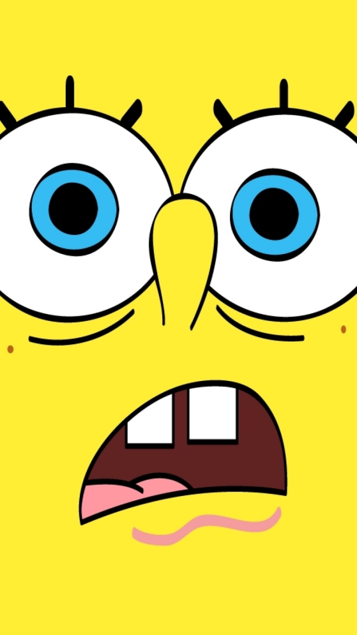 Обои картинка, мультфильм, Юмор, желтый, мимика в разрешении 720x1280