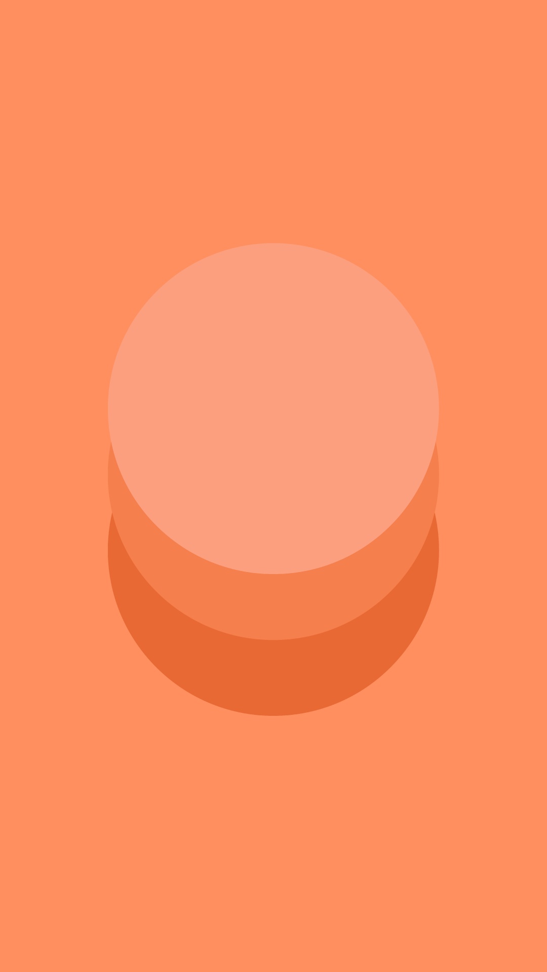 Обои Апельсин, предвычисление, математика, полутона и оттенки, круг в разрешении 1080x1920