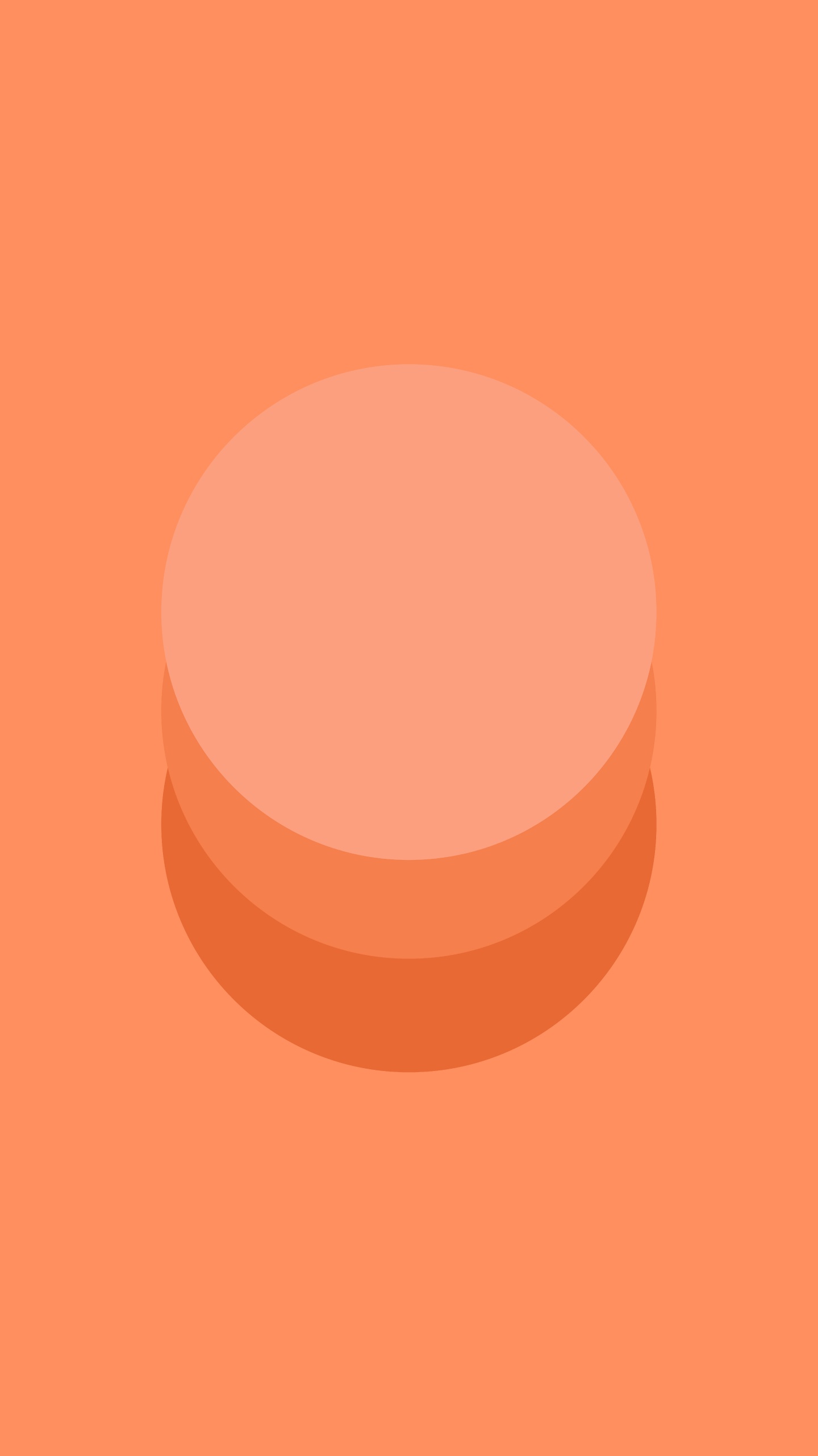 Обои Апельсин, предвычисление, математика, полутона и оттенки, круг в разрешении 1440x2560