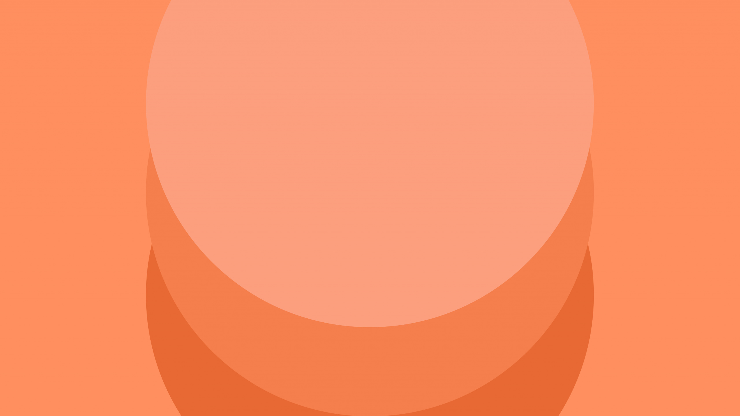 Обои Апельсин, предвычисление, математика, полутона и оттенки, круг в разрешении 2560x1440