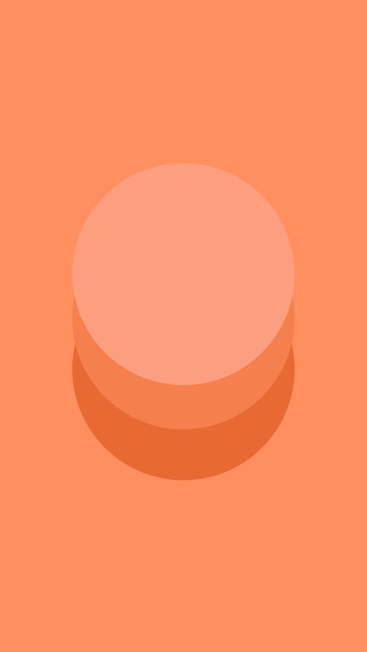 Обои Апельсин, предвычисление, математика, полутона и оттенки, круг в разрешении 720x1280