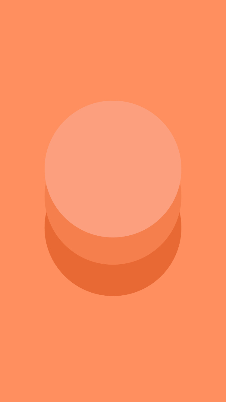 Обои Апельсин, предвычисление, математика, полутона и оттенки, круг в разрешении 750x1334