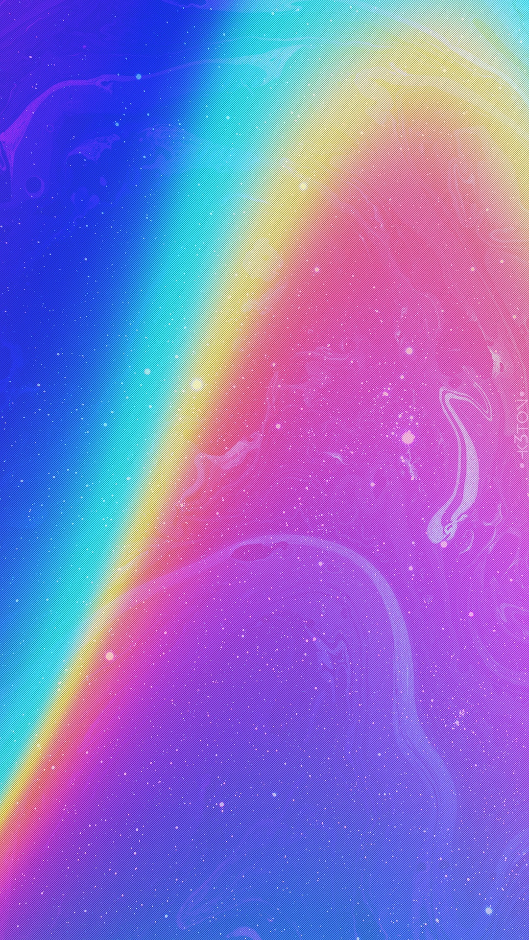 Обои Радуга, атмосфера, жидкий, пурпур, Фиолетовый в разрешении 1080x1920