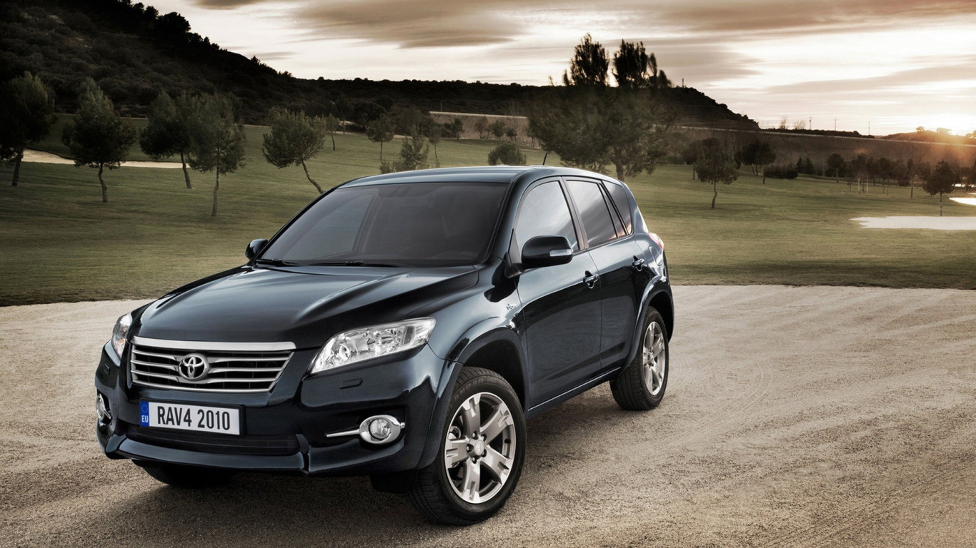 Обои toyota rav4 2011 года, 2010 Тойота RAV4, Тойота РАВ4 2011, авто, toyota в разрешении 1366x768