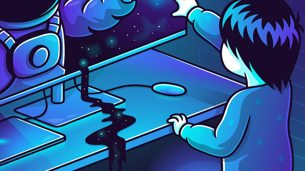 Обои мультфильм, soundcloud, арт, таблица, технологии в разрешении 1280x720