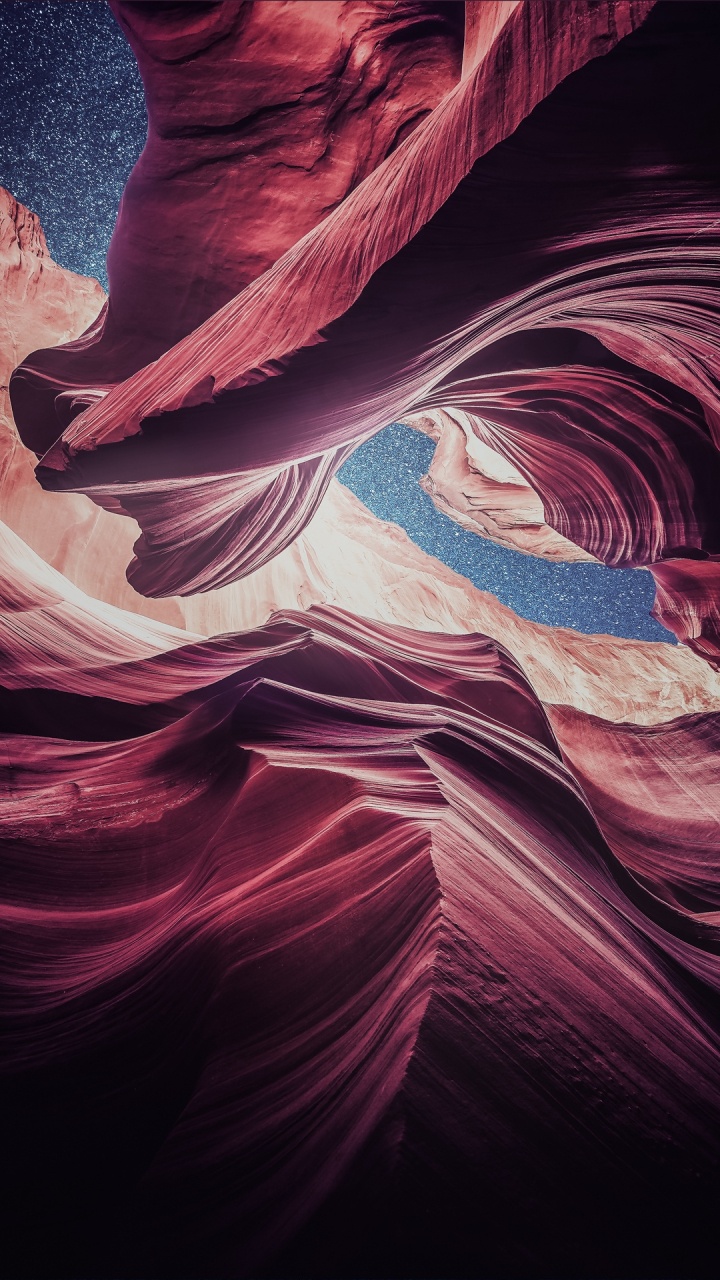 Обои каньон антилопы, большой каньон, каньон, достопримечательность, планшет в разрешении 720x1280