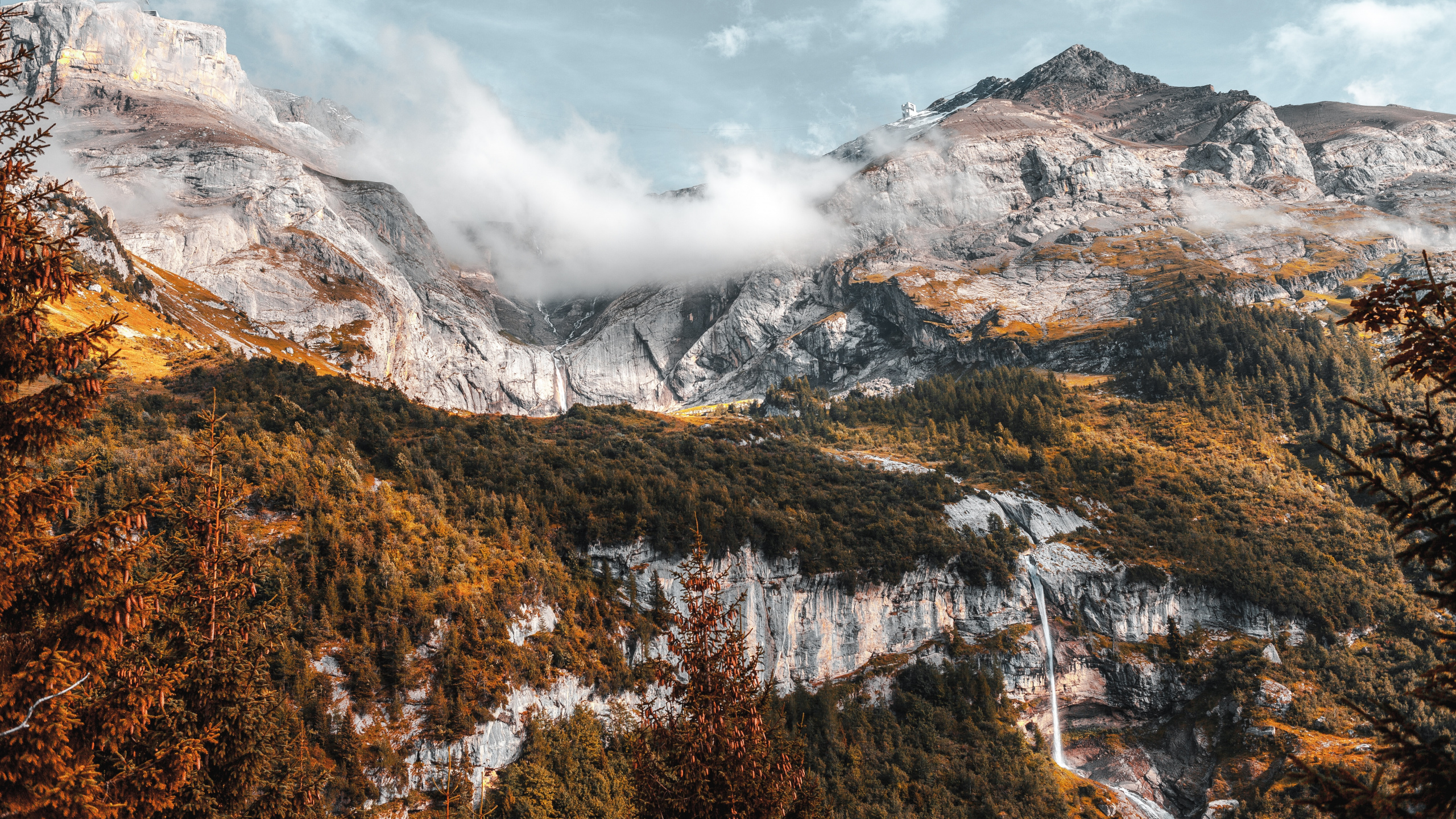 Обои йосемитский национальный парк, национальный парк, гора, облако, экорегион в разрешении 2560x1440