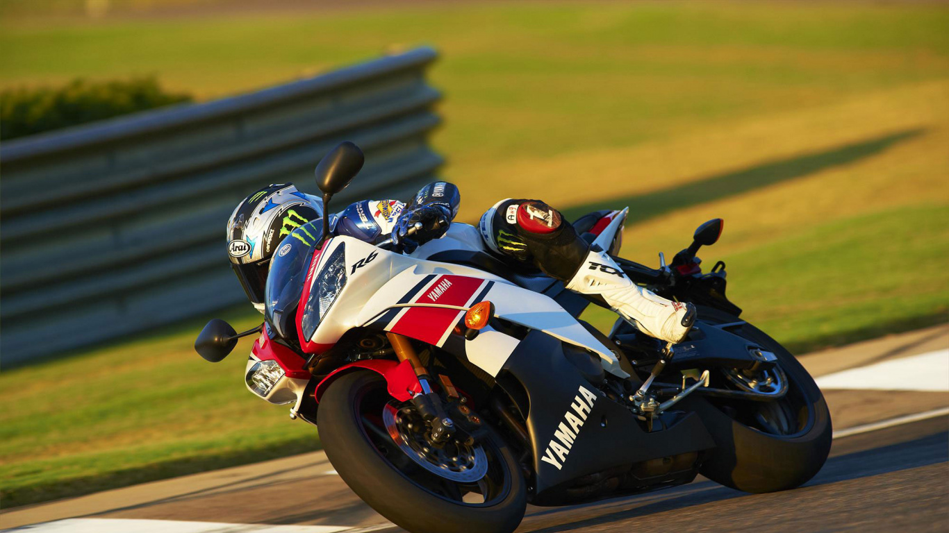 Обои супербайк, Ямаха мотор Компани, мотоцикл, авто, шоссейные в разрешении 1366x768
