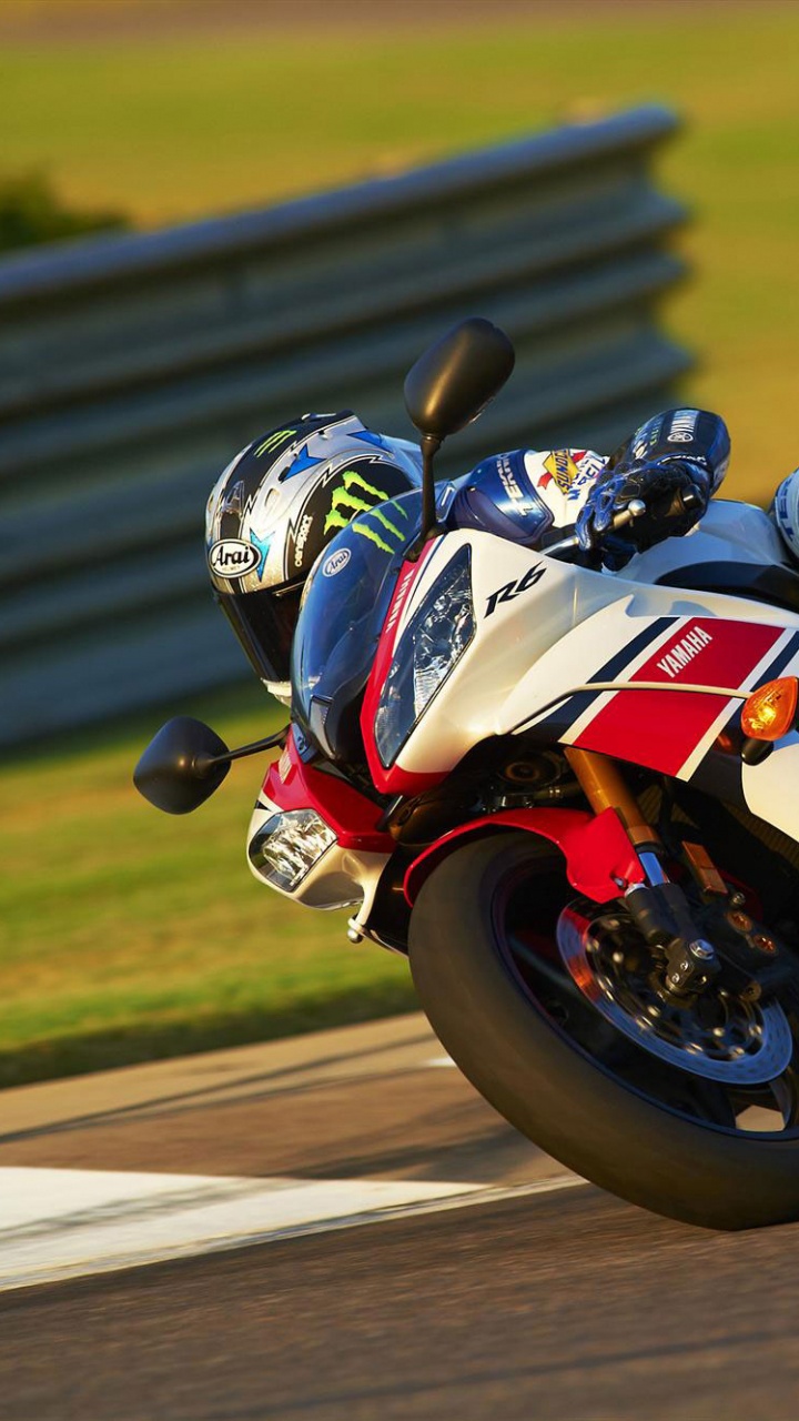 Обои супербайк, Ямаха мотор Компани, мотоцикл, авто, шоссейные в разрешении 720x1280