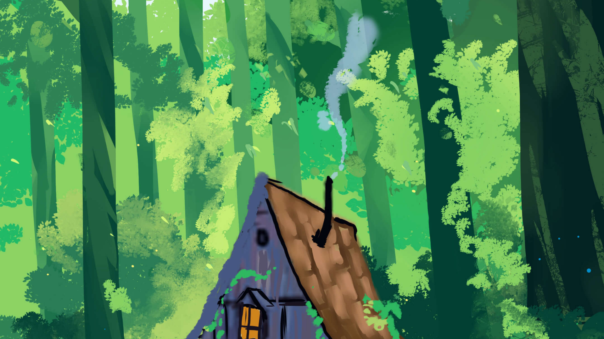 Обои природа, игра динозавр, иллюстрация, арт, визуальное искусство в разрешении 1920x1080