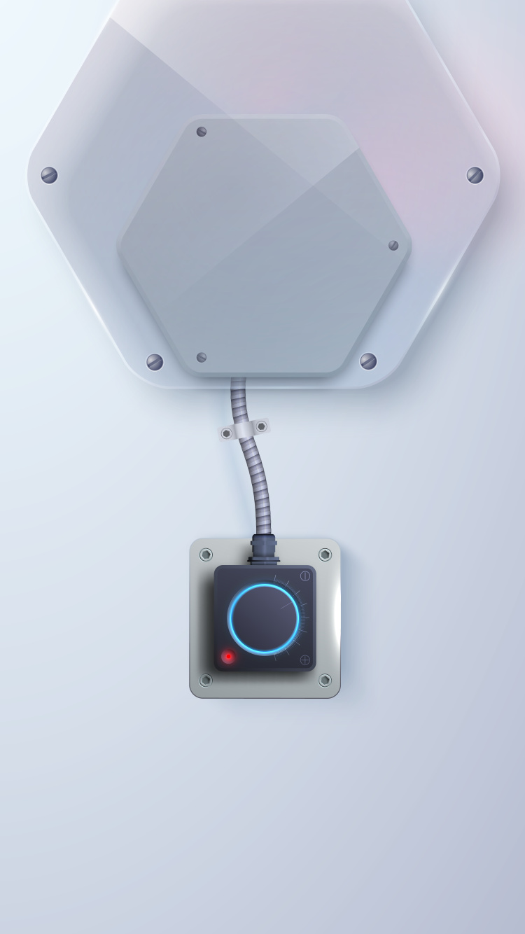 Обои гаджет, белые, лазурный, прямоугольник, коммуникационное устройство в разрешении 750x1334