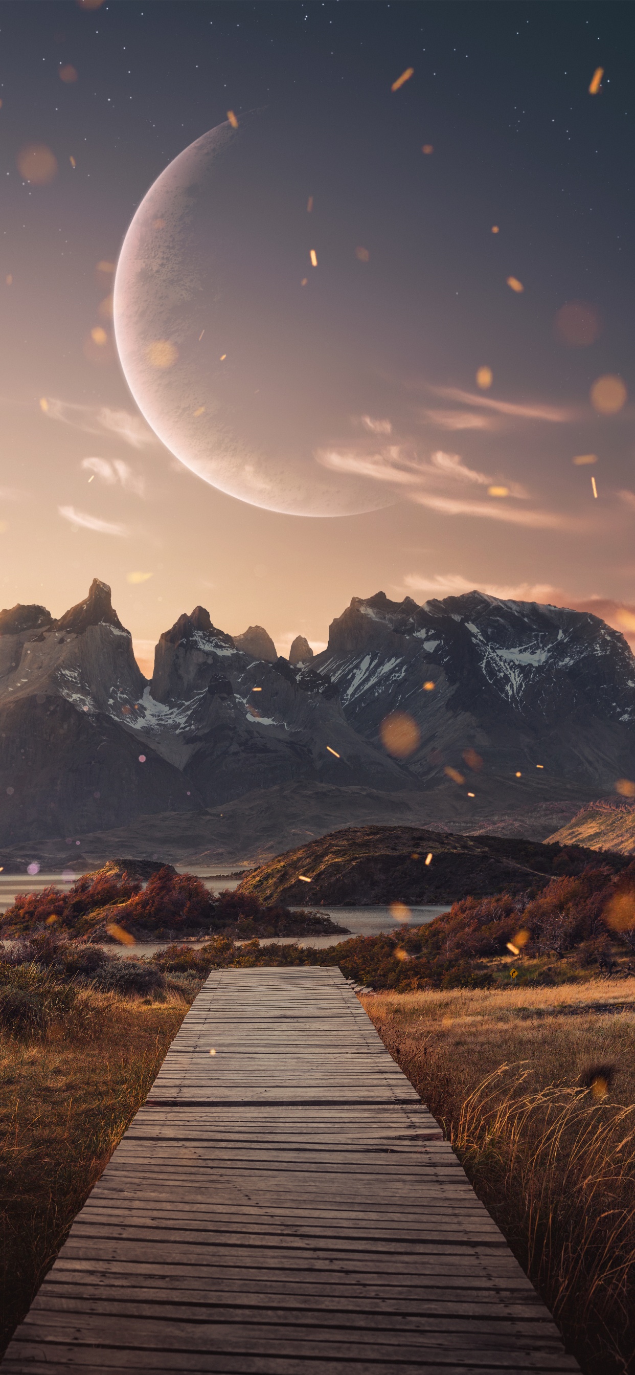 Обои висгун - социальная сеть, природа, облако, атмосфера, гора в разрешении 1242x2688