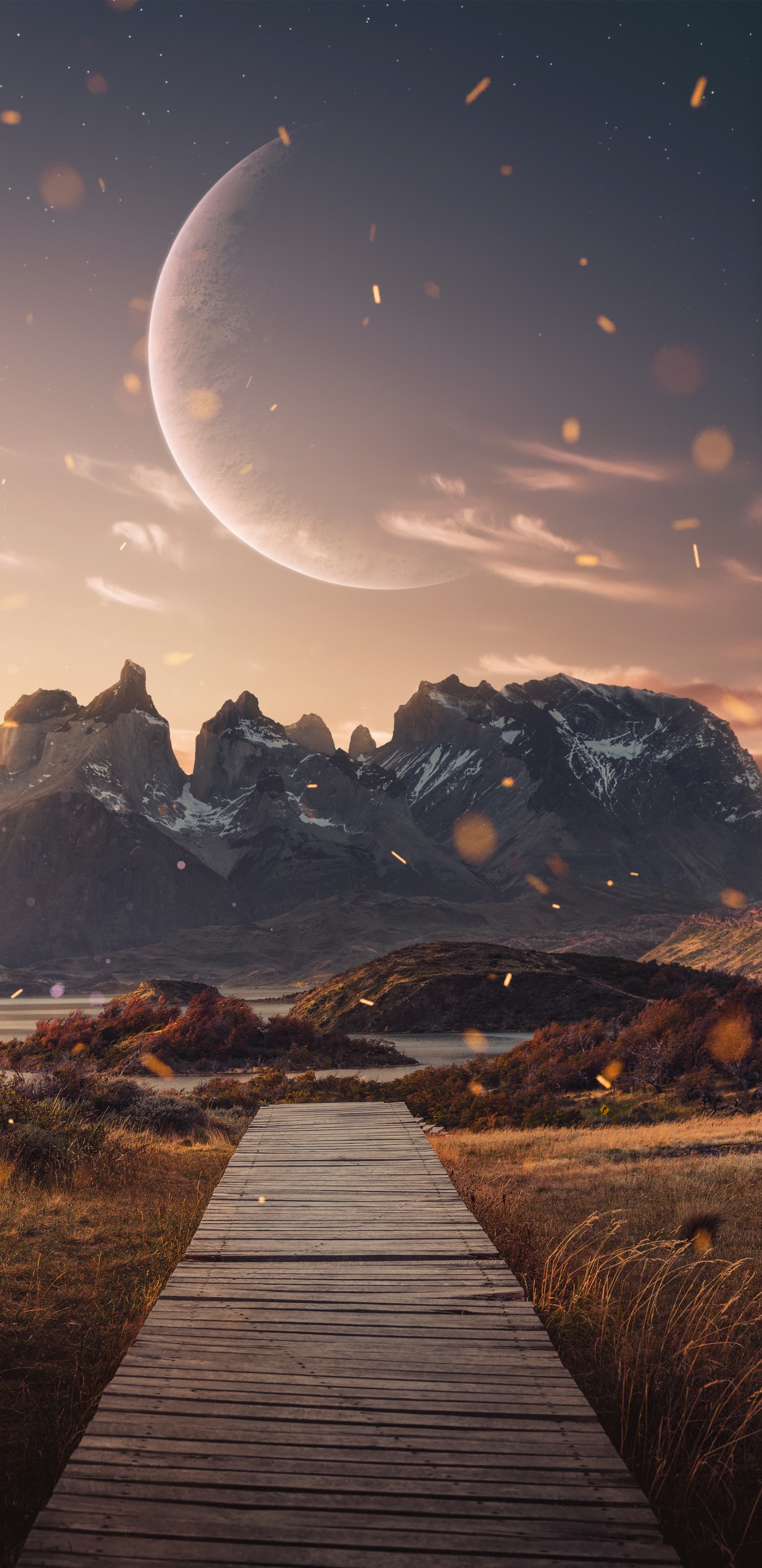 Обои висгун - социальная сеть, природа, облако, атмосфера, гора в разрешении 1440x2960