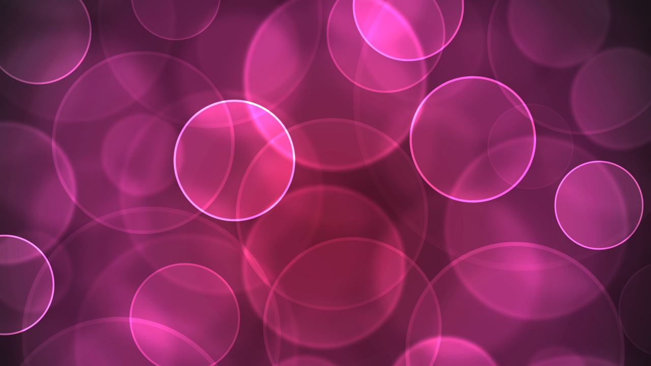 Обои боке, розовый, пурпур, Фиолетовый, пурпурный цвет в разрешении 1280x720