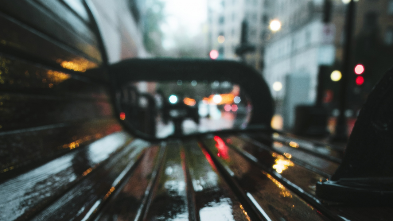 Обои транспорт, желтый, свет, ночь, Апельсин в разрешении 1280x720