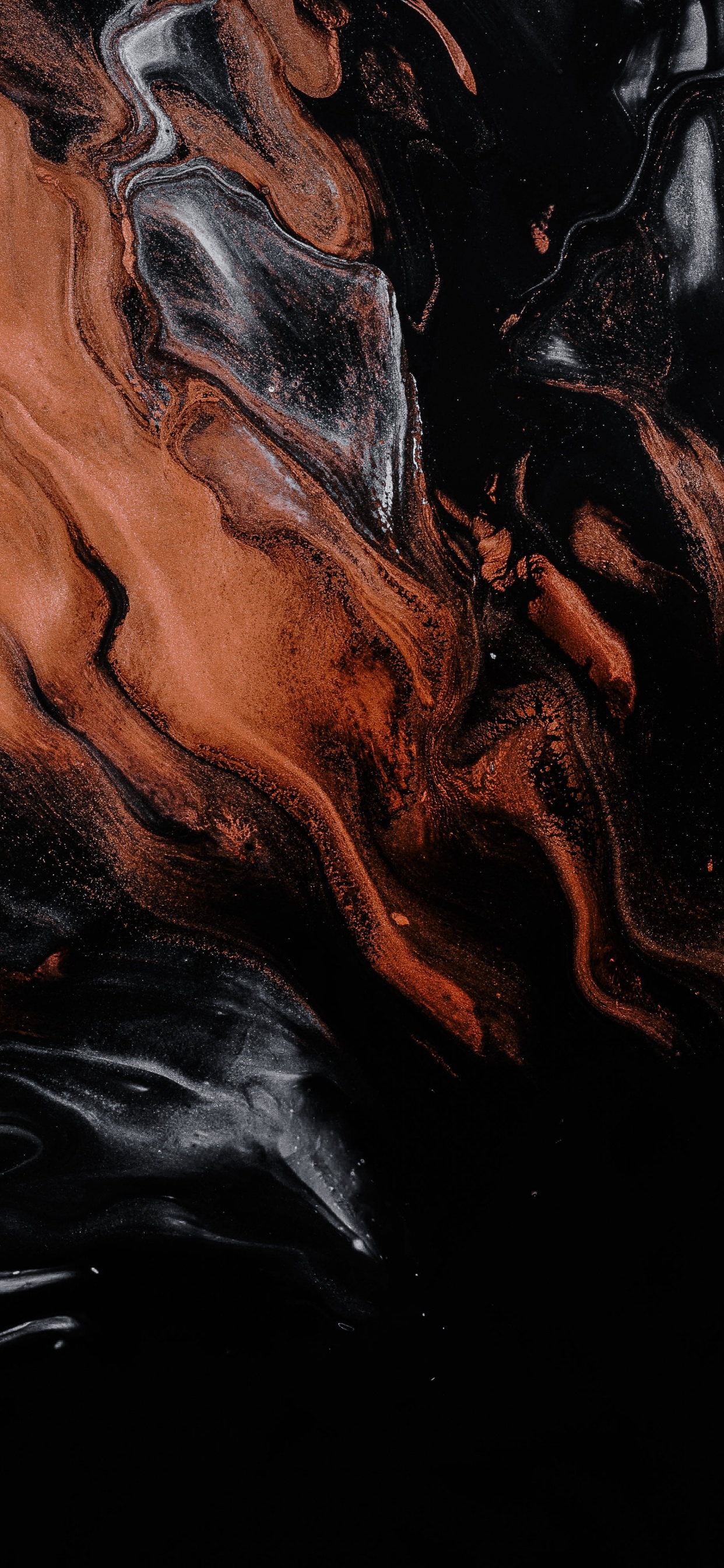 Обои абстрактное искусство, живопись, арт, цветной, цифровое искусство в разрешении 1242x2688