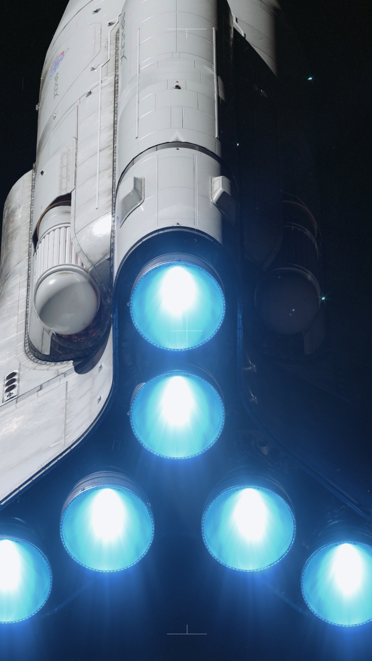 Обои Феникс, свет, SpaceX, НАСА, космос в разрешении 750x1334