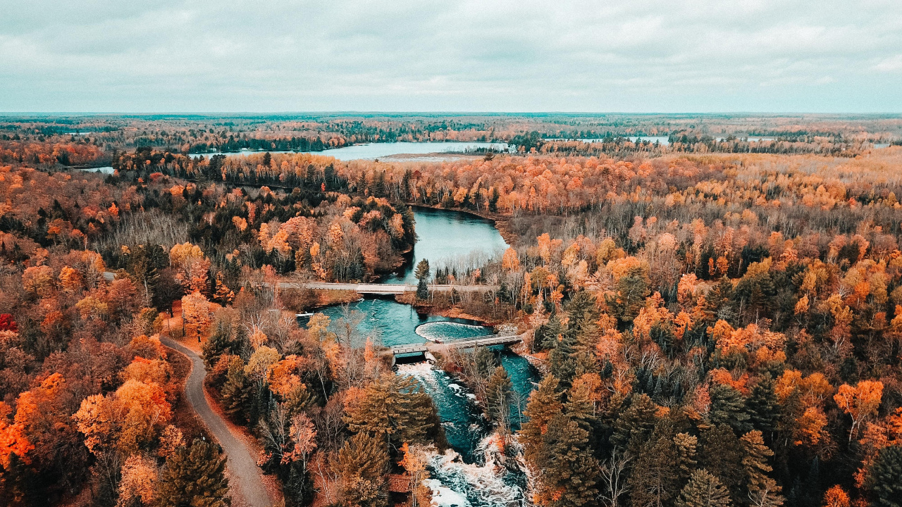 Обои пейзаж, облако, вода, растение, растительное сообщество в разрешении 1280x720
