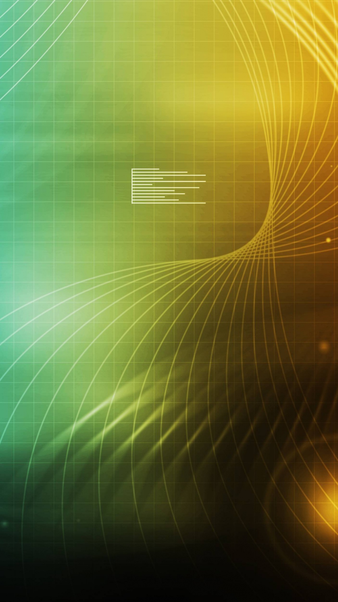 Обои атмосфера, синий, зеленый, желтый, линия в разрешении 1080x1920