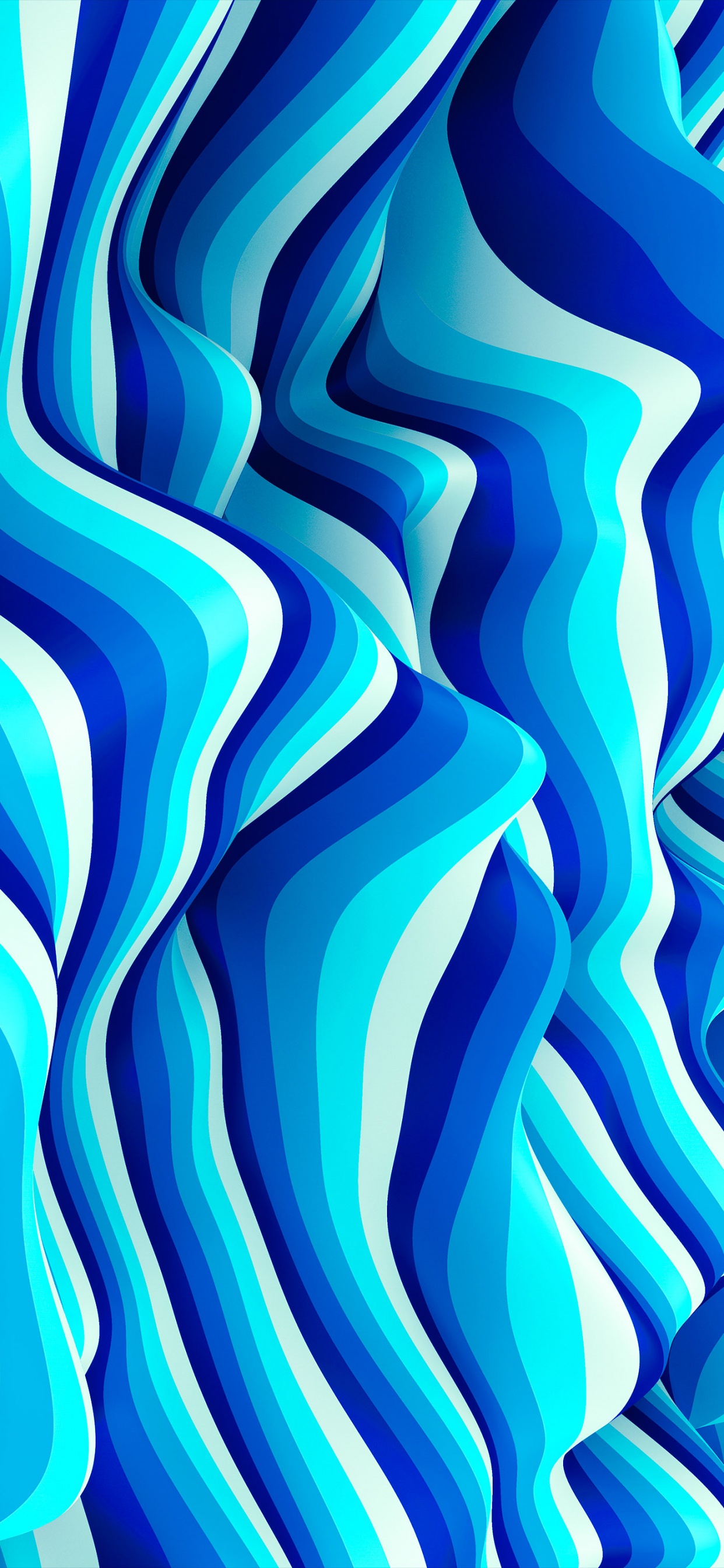 Обои узор, синий, лазурный, жидкий, Аква в разрешении 1242x2688