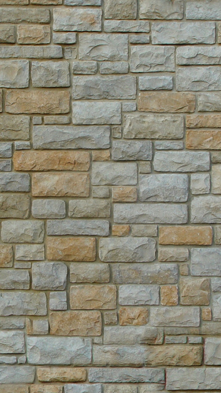 Обои каменная стена, стена, плитка, текстура, кирпичная кладка в разрешении 720x1280