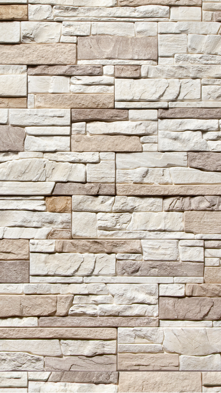 Обои каменная стена, камень, фасад, кирпич, кирпичная кладка в разрешении 750x1334